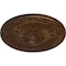 Ekena Millwork Lunel Ceiling Medallion (Fits Canopies up to 3 3/4"), 20 1/4"OD x 1 1/2"P, Root Beer Crackle CM20LURBC - alternate 4